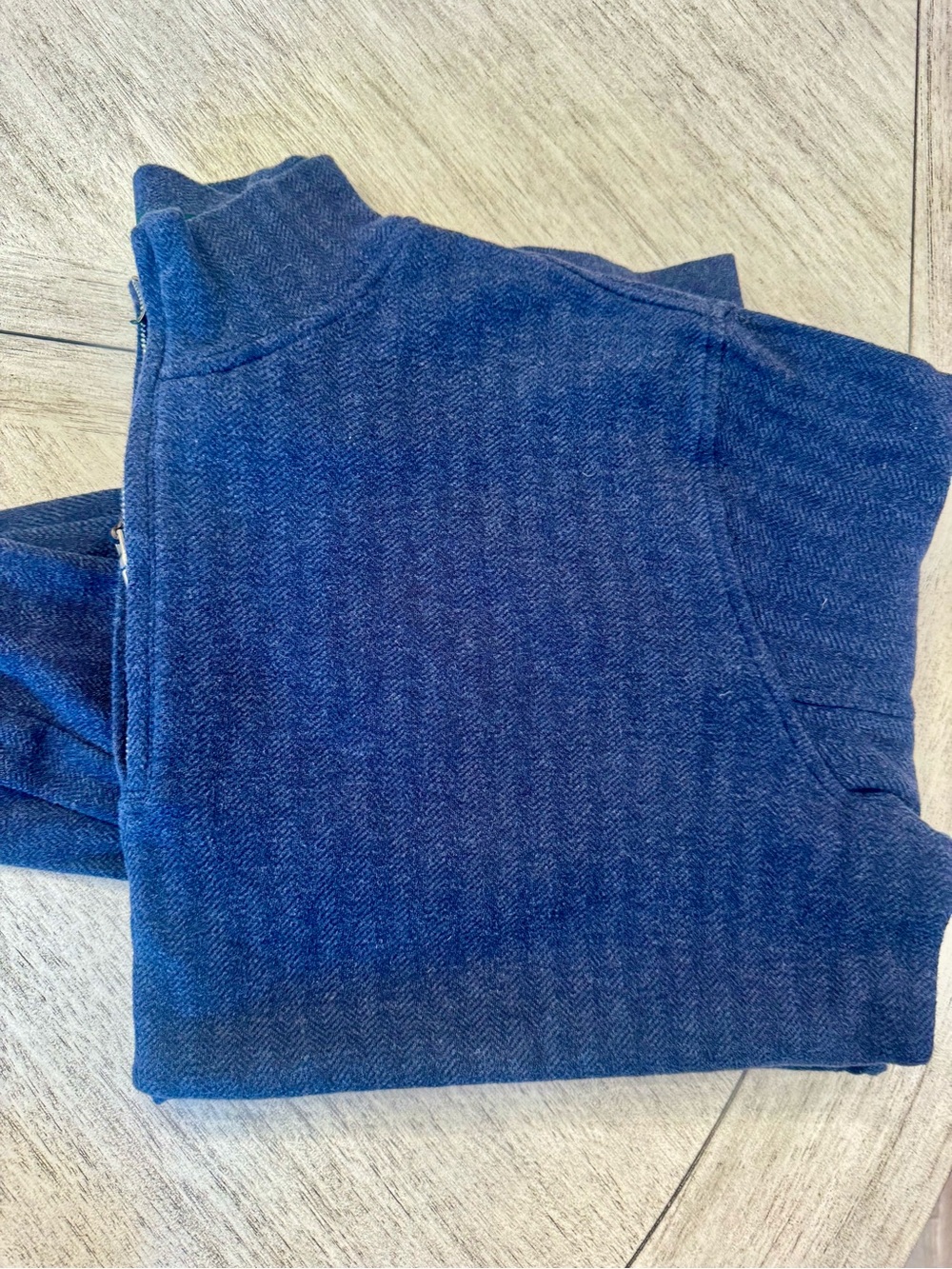 Fairway & Greene Dark Blue Men’s half zip sweater pebble beach pro-member invite